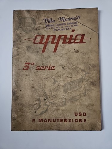 Lancia appia serie manuale - appia, serie,manuale