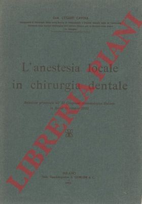 Cavina cesare anestesia - cavina,