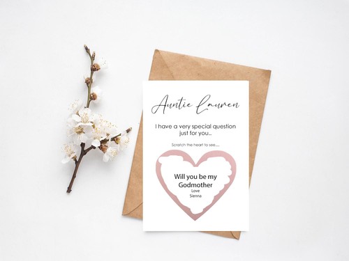 Will you godmother card - you, my