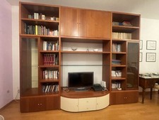 mobile soggiorno usato in legno massello ciliegio marrone 