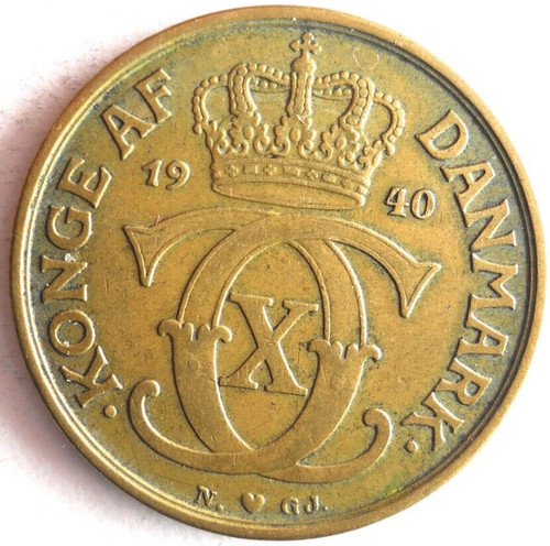 1940 krone danesi moneta - krone,