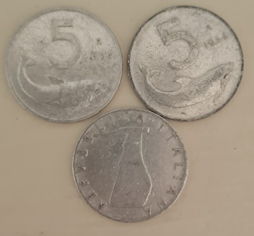 Monete vecchie lire 10 e - vecchie, /