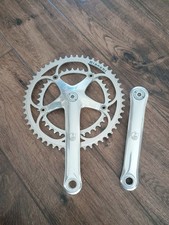 Vintage Campagnolo C Record 53/39Crankset Mm170 Guarnitura Pat41 Bianchi Chainr