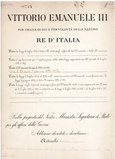 AUTOGRAFO - Vittorio Emanuele