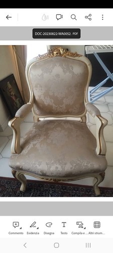 Poltrona stile barocco - stile,