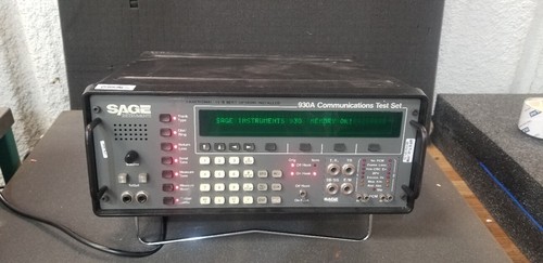 Sage 930a set test - 930a,