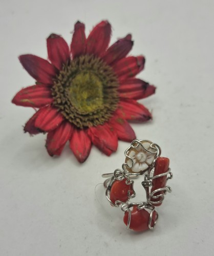 Grande anello filo argento - grande,