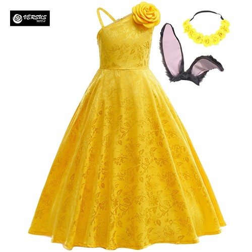 Vestito giallo ballo bambina - giallo,