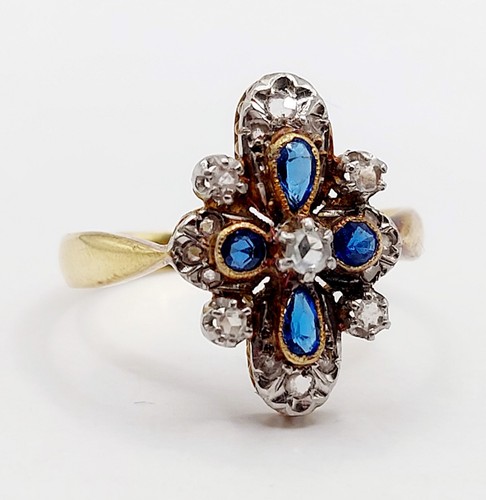 Antico anello duchessa oro - , 18k