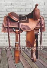Sella ranch western in pelle