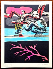Le Corbusier Litografia COA originale timbrato certificata / numerata a mano .