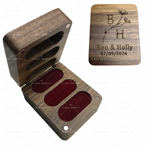 Scatola porta anelli legno