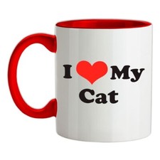 Amo Il Mio Gatto - Tazza In Ceramica - Gattini Felini Gatti Carini