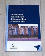 INTRODUZIONE ALLO STUDIO DEL DIRITTO PUBBLICO E DELLE SUE FONTI GIURISPRUDENZA