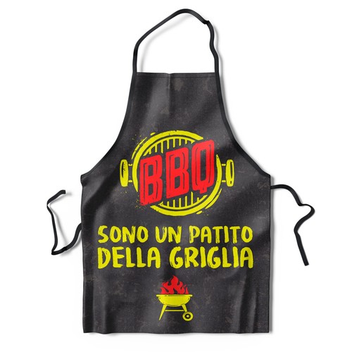 Grembiule barbecue uomo - grembiule,