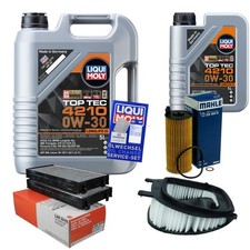 Mahle Controllo Set 6 L Liqui Moly Top Tec 4210 0W-30 per BMW X5 xDrive25d