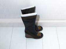 KILLAH STIVALI DONNA PELLE MARRONE NUMERO 37 MISS SIXTY DESIGN ROSES