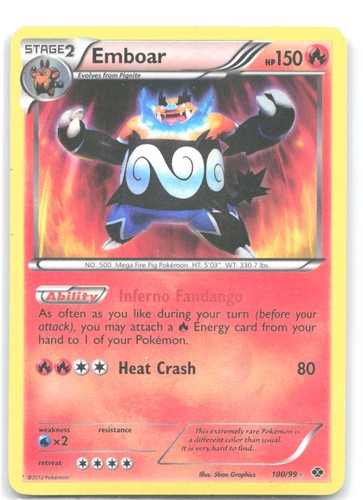 Emboar holo secret rara - emboar,