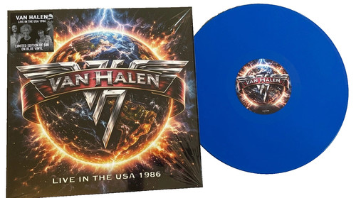 Van halen blue vinyl lp - van,