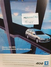 Peugeot 406 HDi 2001 PUBBLICITÀ ADVERTISING WERBUNG CLIPPING Publicite