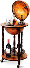 Mappamondo Bar, Legno