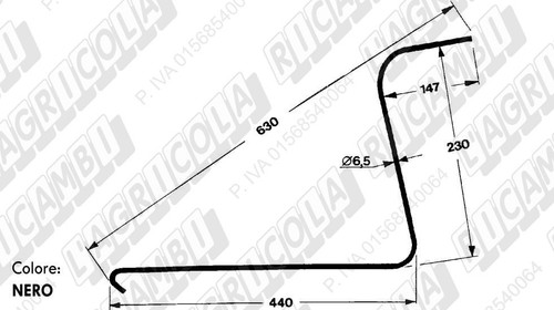 Dente molla filo 6 5 - dente, 6,5