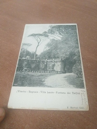 Cartolina viterbo villa lante - cartolina,