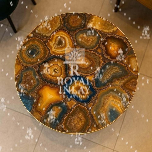 Tavolino rotondo agata - 15",