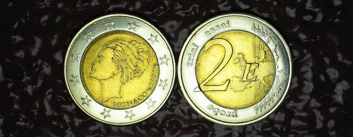 Euro commemorativo monaco - euro,