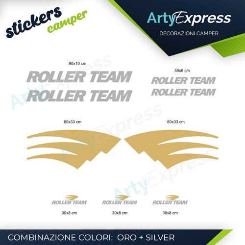 Kit completo adesivi camper - 9,