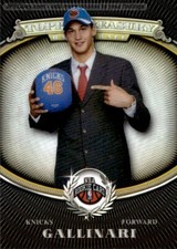 card NBA DANILO GALLINARI ROOKIE TOPPS NEW YORK KNICKS REFRACTOR 49/50 #106
