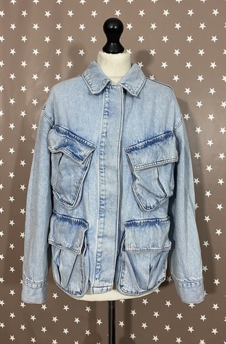 Zara giacca denim oversize - giacca, con