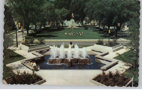 Centennial fountain galt - fountain,