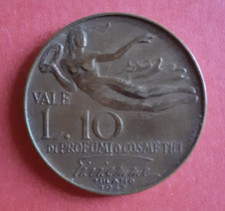 1947 MILANO Miss Italia ROSSANA MARTINI Gettone Vale L. 10 Profumi e cosmetici