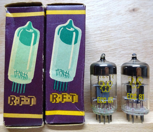 Coppia rft ecc81 - ecc81, ottimo