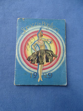 Calendarietto-almanacco casa moda Arbiter-Milano 1929-"Sprazzi e Bagliori"
