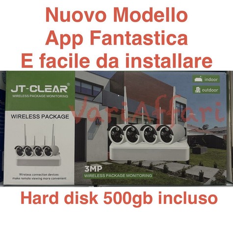 Kit videosorveglianza wireless - kit,
