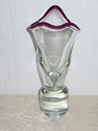 Vaso vetro vintage forma - vaso,