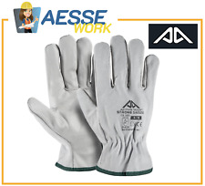 12 PAIA - GUANTI DA LAVORO IN PELLE FIORE / CROSTA STRONG S6530  GIARDINAGGIO