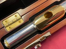 Nuovo giunto testa flauto PERLA MAESTA - CALORE in ARGENTO IMMACOLATO (.970) con finiture in oro