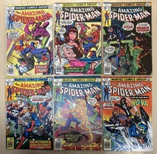 Lotto 6x Amazing Spider-Man #171 173 174 175, #178 179 Mark Jewelers 💎Raro inserto