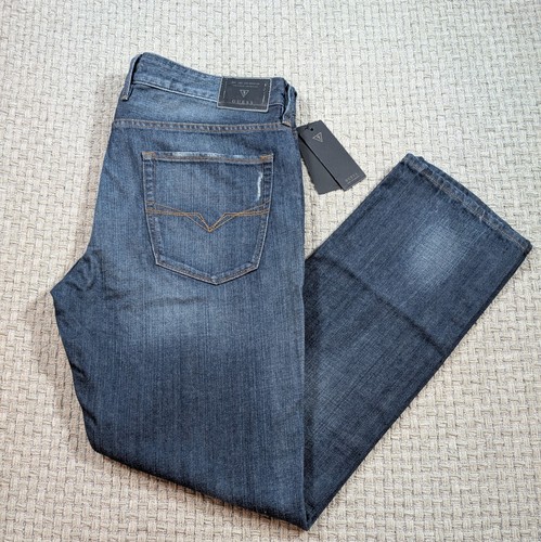 Jeans guess uomo slim dritto - guess,