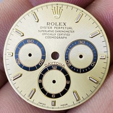 Rolex Dial Luminova For Daytona Zenith Model Ref 16528 | 16518 | 16523