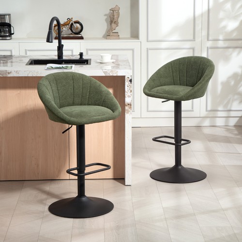 Set due sgabelli bar con - set, di
