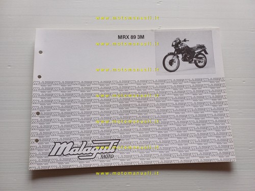 Malaguti mrx 1989 - 50, catalogo