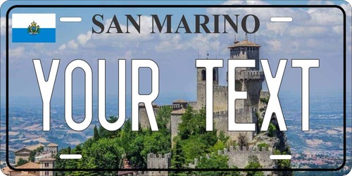 Targa castello san marino - di,