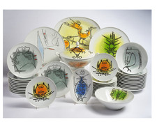 WIFREDO WILFREDO LAM dinner service set PICASSO CUBISMO VINTAGE
