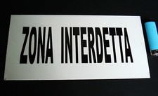 TARGA TABELLA INSEGNA CARTELLO