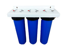 Tre Tazze Contenitori Filtri Acqua Big Blue 20" sistemi di filtrazione 