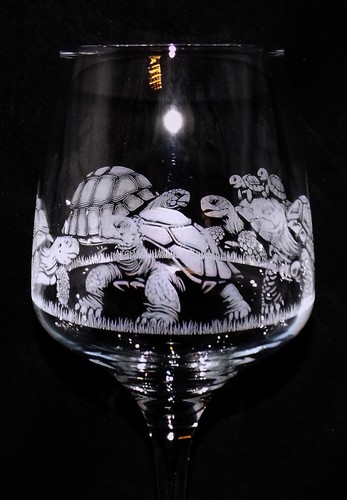 Bicchiere vino tartaruga - da,